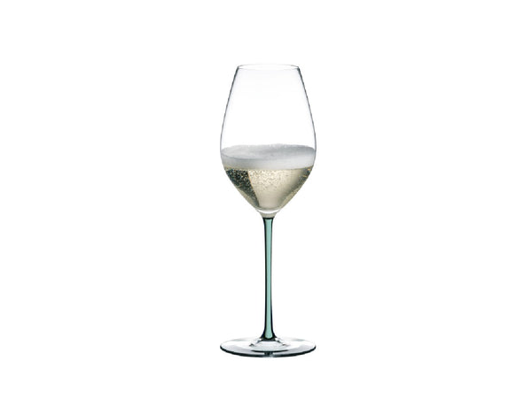 Riedel Fatto A Mano Champagne Wine Glass Mint image 0