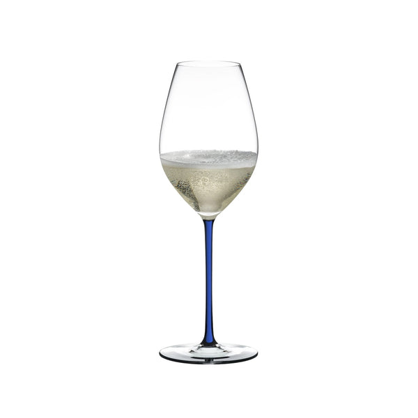 Riedel Fatto A Mano Champagne Wine Glass Dark Blue image 0
