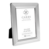 Carrs Silver - Linear Silver Plated Photo Frame Black Wood Back image 0