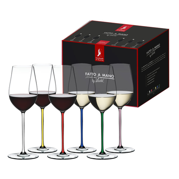 Riedel Fatto A Mano Riesling/Zinfandel Gift Set (Set of 6) image 0