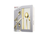 Maxwell & Williams Lume 16Pcs Cutlery Set Champagne Gift Boxed