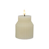 Maxwell & Williams Let's Get Lit Linea LED Sculptural Wax Candle 8.5x10cm Soy Gift Boxed