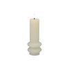 Maxwell & Williams Let's Get Lit Linea LED Sculptural Wax Candle 7.5x18.5cm Soy Gift Boxed