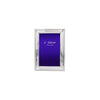 L Silver - Silver Plated Steel Photo Frame With Bead Pattern
