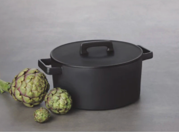 Maxwell & Williams Epicurious Square Baker 19cm & Round Casserole Set (Black)