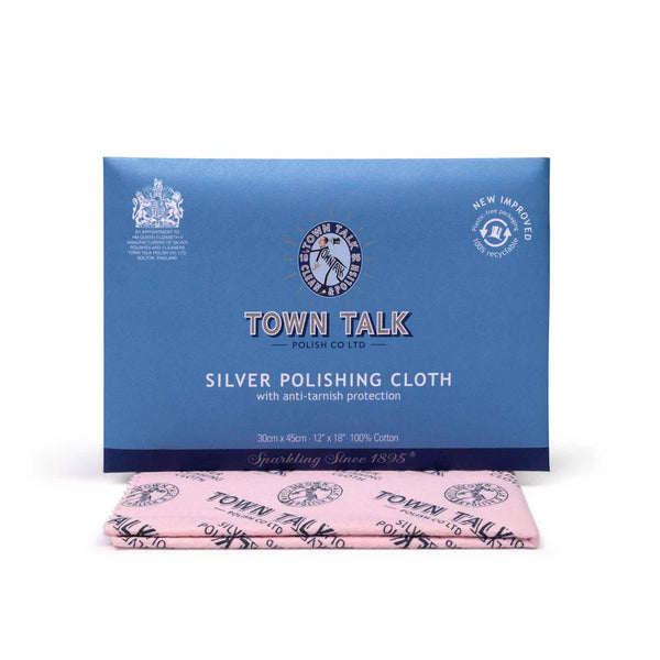 Town Talk Silver Polishing Cloths Large 30 x 45cm