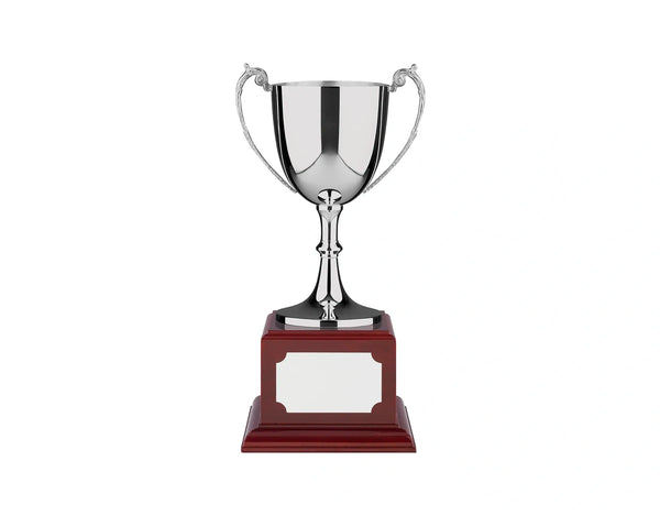 Swatkins 13.25in Nickel Plated Square Rosewood Finish Base
