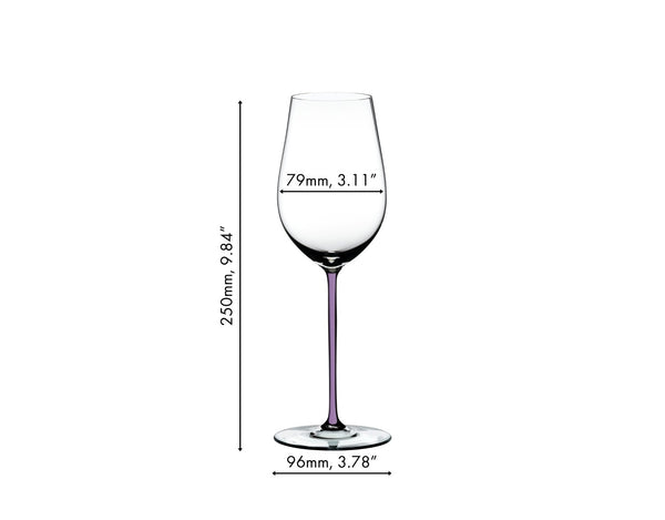 Riedel Fatto A Mano Riesling/Zinfandel Opal Violet image 1