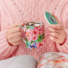 Maxwell & Williams Gabby Malpas Posey Mug With Infuser 340ML Camellia Dreams Gift Boxed image 4