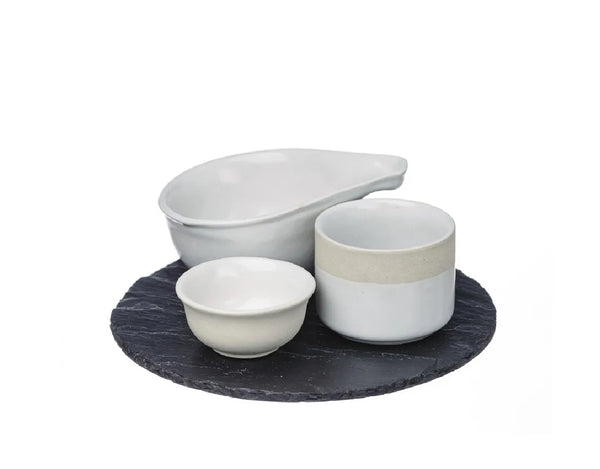 Just Slate Stoneware Tapas Set image 0