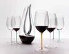 Riedel Fatto A Mano Gift Set Cabernet Set of 6 (Violet , Mint, Orange, Turquoise, Mauve, White) image 2