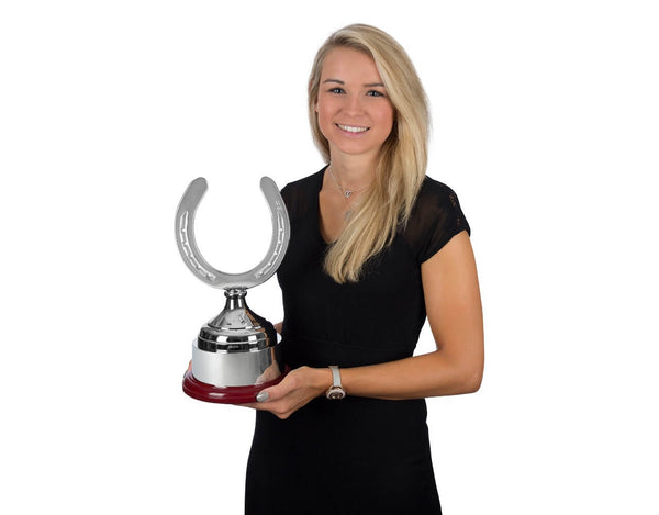 Swatkins Nickel Plated Horse Shoe Award image 1