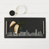 Just Slate Large Serving Tray with Plain Handles (Hong Kong Theme Graphics) image 1
