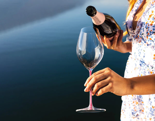 Riedel Fatto A Mano Champagne Wine Glass Mauve image 2