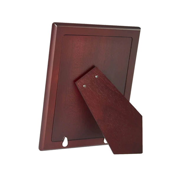 Carrs Silver - Reed & Ribbon Sterling Silver Photo Frame With Wood Back image 1