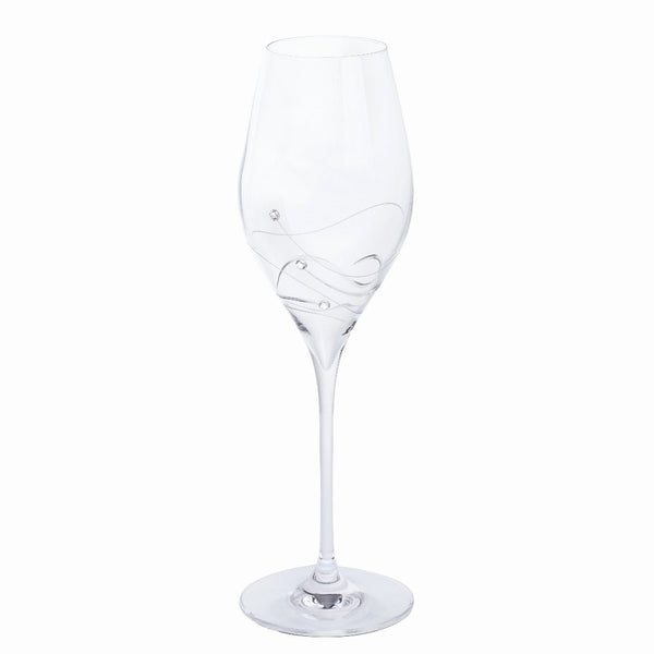 Dartington Glitz Prosecco Flute Glass (Pair) image 1