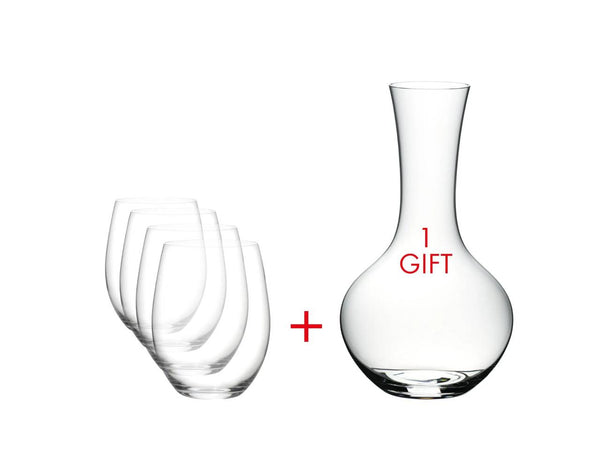 Riedel O Tumbler Cabernet/Merlot + Syrah Decanter (Set of 5) image 2