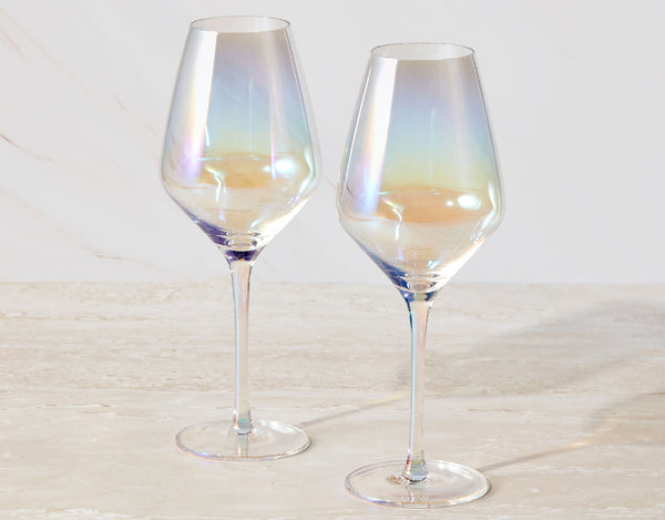 Maxwell & Williams Glamour Wine Glass 520ML Set of 2 Iridescent Gift Boxed image 3