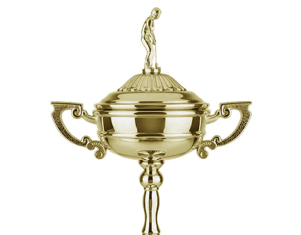 Swatkins Endurance Gold Golf Cup With Golf Figure Lid image 2