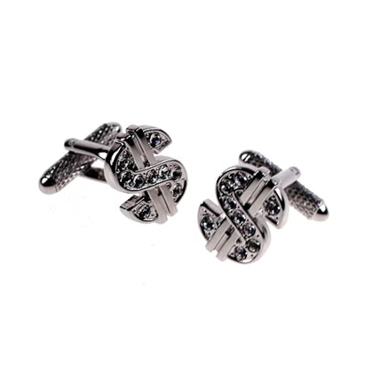 Onyx-Art Cufflinks - Dollar Bling image 0