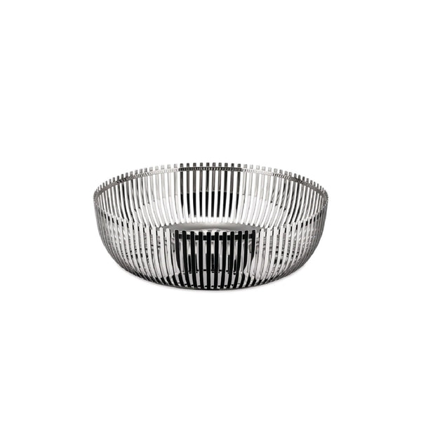 Alessi Pierre Charpin Round Basket - 20cm (Stainless Steel) image 0