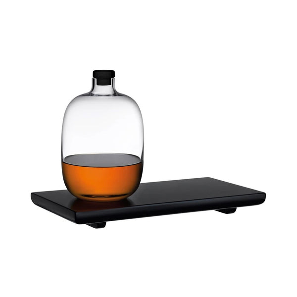 Nude Malt Whiskey Bottle with Wooden Tray image 0