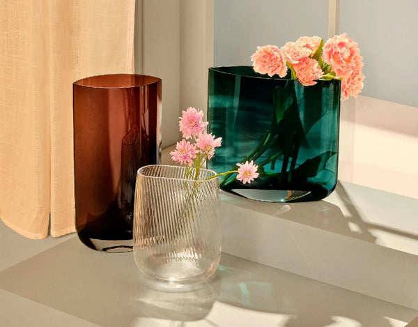 Nude Blade Vase Tall Caramel (40cm) image 2