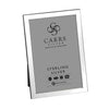 Carrs Silver – Sterling Silver Modern Design Photo Frame With Wood Back image 0
