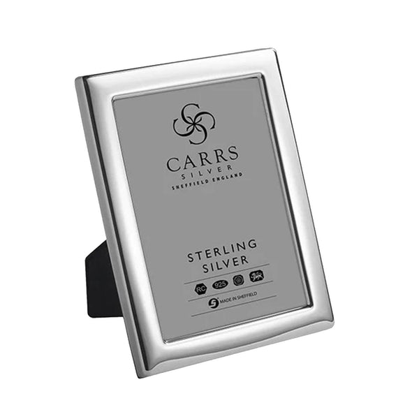 Carrs Silver - Plain Silver Plated Photo Frame With Grey Velvet Back image 0