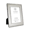 Carrs Silver - Louvre Silver Plated Photo Frame With Black Wood Back image 0