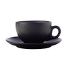 Maxwell & Williams Caviar Black Coupe Cup & Saucer 250ML (Set of 4) image 1