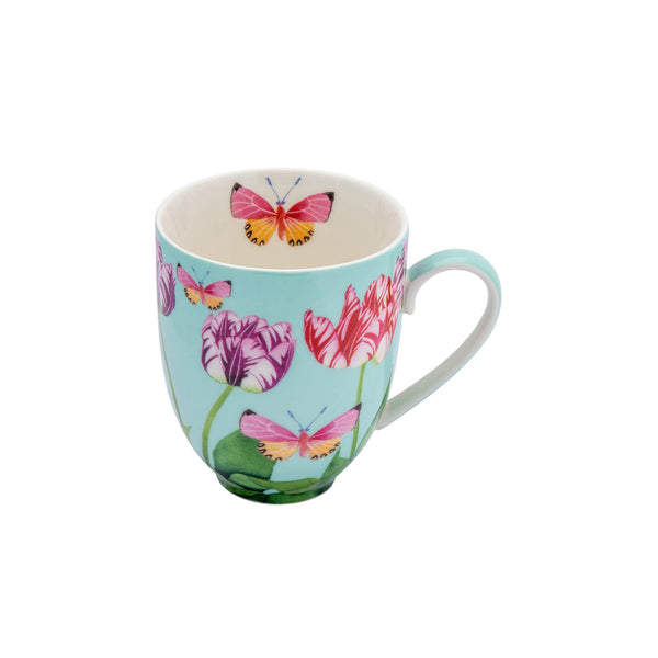 Maxwell & Williams Gabby Malpas Posey Mug & Coaster Set Tulip Love Gift Boxed image 2