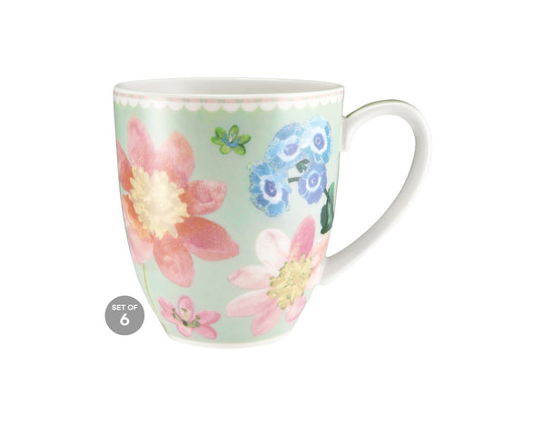 Maxwell & Williams Primula Coupe Mug 375ML Sage image 3