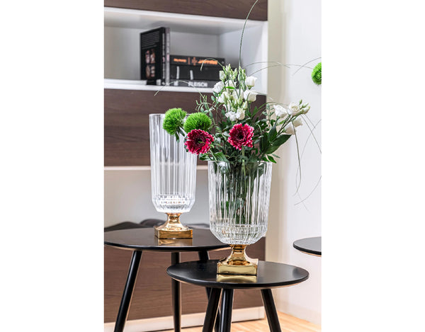 Nachtmann Minerva Vase - Gold Footed, 32cm | 12.4in image 4