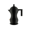 Alessi “Pulcina” Espresso Coffee Maker 3 Cups (Black) image 0
