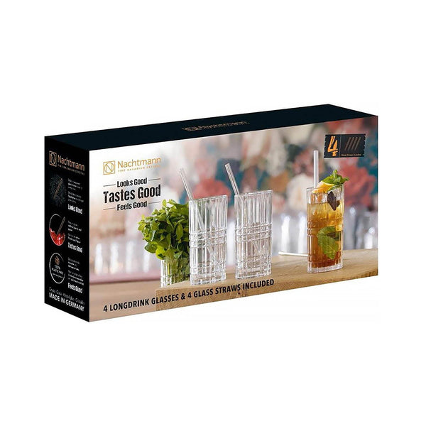 Nachtmann Tastes Good Long Drink Set (4 Long Drink + 4 Glass Straws) image 3