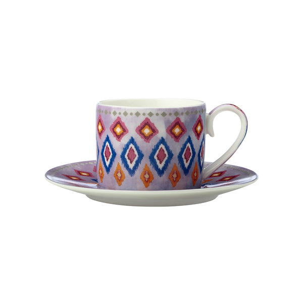 Maxwell & Williams Teas & C's Zanzibar Demi Cup & Saucer 100ML Set of 2 Gift Box image 0