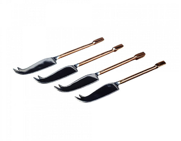 Just Slate Mini Copper Cheese Knives (4 pieces) image 0