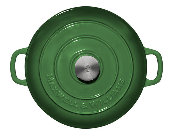 Maxwell & Williams Cast Iron Braiser English Racing Green 27cm / 3.3L Gift Boxed