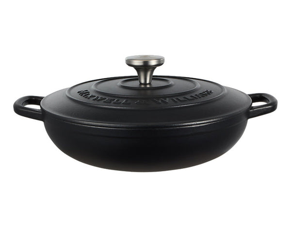 Maxwell & Williams Cast Iron Braiser Black 27cm / 3.3L Gift Boxed