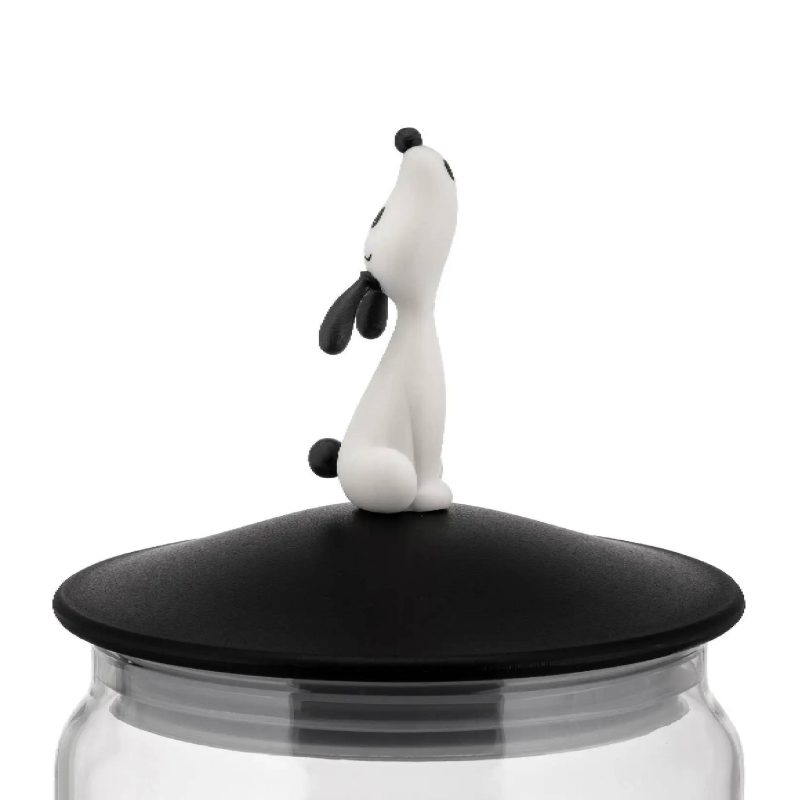 Alessi "LulàJar" Dog Food Container Black