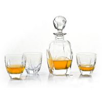 Bohemia Crystal Fjord Whisky Set (1 Decanter + 6 Tumblers)