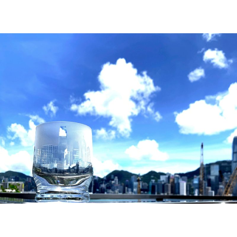Dartington Aspect Tumbler Hong Kong Skyline (Single)