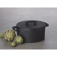 Maxwell & Williams Epicurious Round Casserole 2.6L (Black)