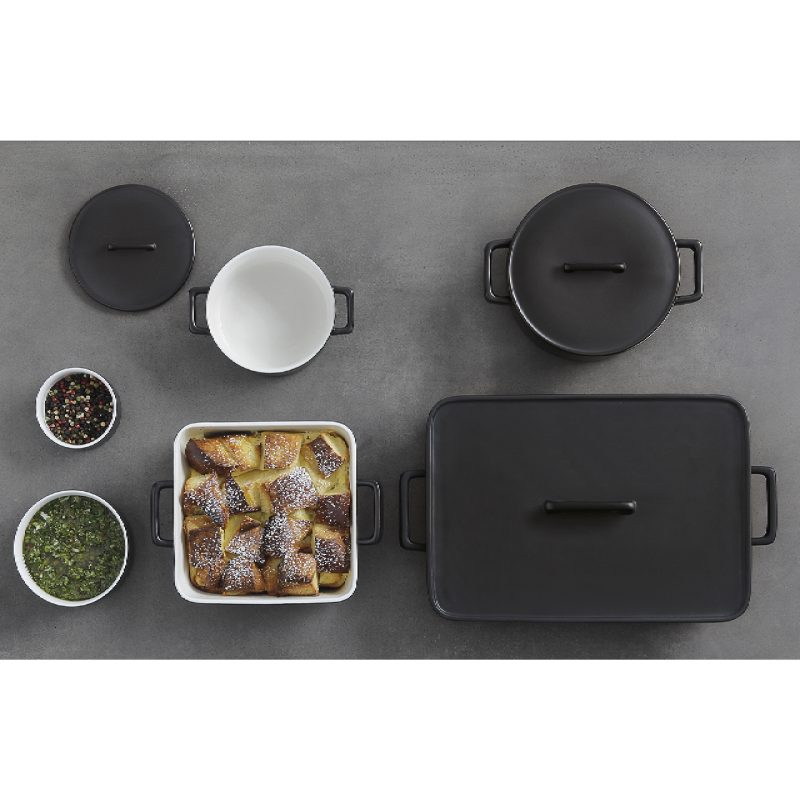 Maxwell & Williams Epicurious Square Baker 19 x 7.5cm Black Gift Boxed