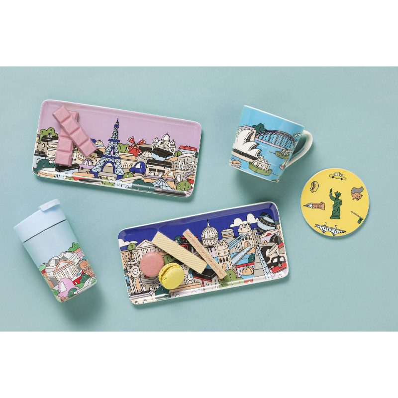Maxwell & Williams Megan McKean Cities Rectangle Plate 25x12cm Sydney