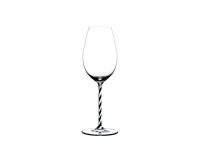 Riedel Fatto A Mano Champagne Wine Glass Black And White Twisted