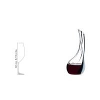 Riedel Fatto A Mano Decanter Cornetto Single Black/White/Black Optical