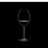 Riedel Fatto A Mano Old World Syrah Black And White Twisted