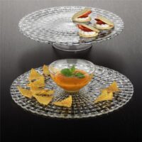 Nachtmann Bossa Nova Cake Plate/ Chip and Dip (32cm)